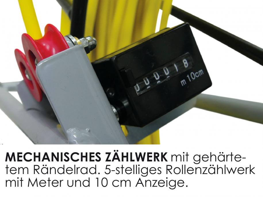 Runpotec  Meterzähler für Haspel Ø 1000 mm Ersatzteil für Glasfaserstab Ø 11 mm Art.Nr. 20462